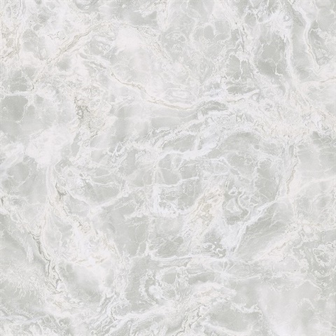 Botticino Silver Marble Wallpaper