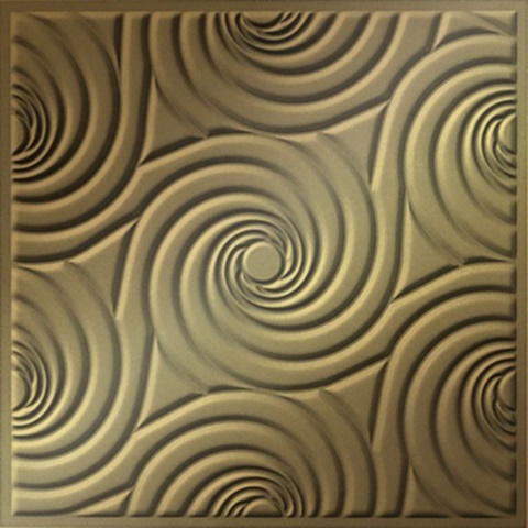 Bouquet Ceiling Panels Metallic Gold