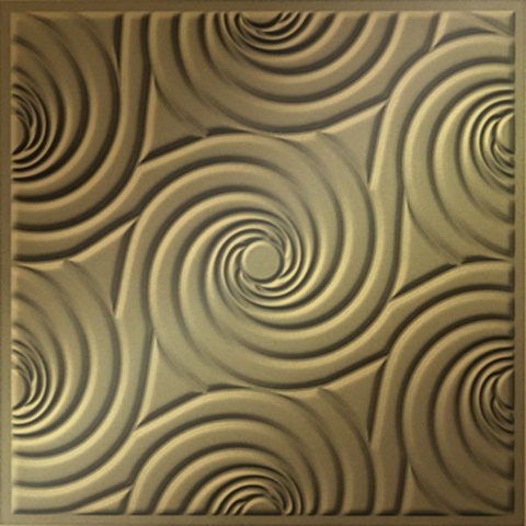 Bouquet Ceiling Panels Metallic Gold