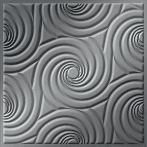 Bouquet Ceiling Panels Metallic Silver