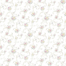 Bouquet Scroll Floral