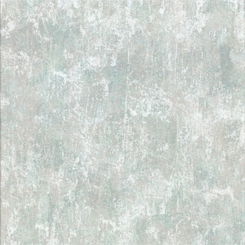 Bovary Teal Distressed Texture Wallpaper