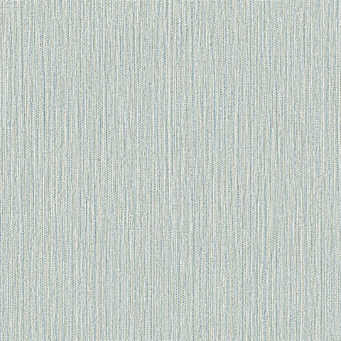 Bowman Light Blue Faux Linen Wallpaper