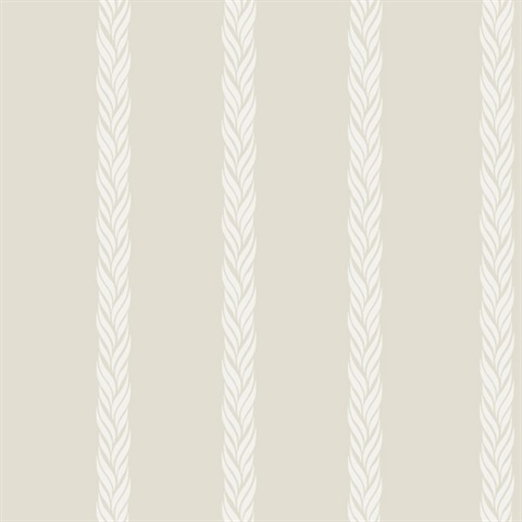 Braided Stripe Tan Wallpaper