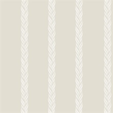 Braided Stripe Tan Wallpaper