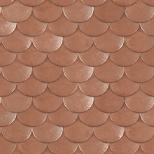 Brass Belly Copper Peel and Stick Wallpaper