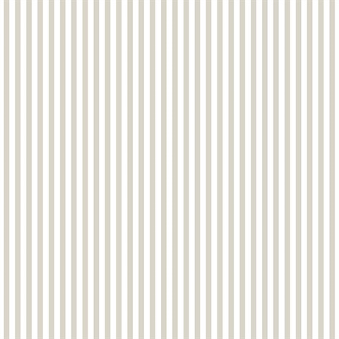 Breige and Neutral Vertical 6mm Stripe Prepasted Wallpaper