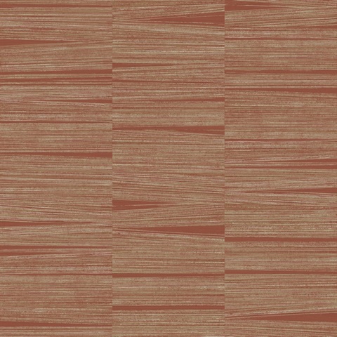 Brick Line Stripe Metallic Horizontal Stria Wallpaper