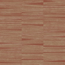 Brick Line Stripe Metallic Horizontal Stria Wallpaper