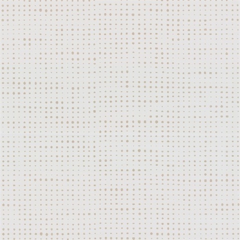 Brielle Ivory Polka Dot Wallpaper