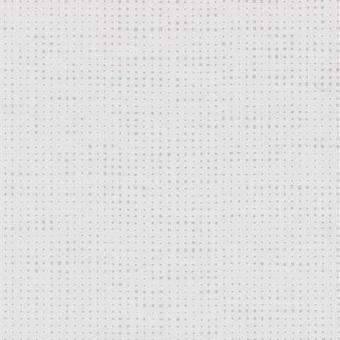 Brielle Silver Polka Dot Wallpaper