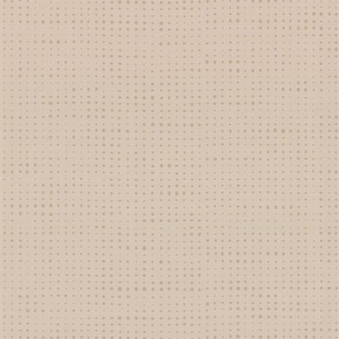 Brielle Taupe Polka Dot Wallpaper