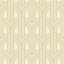 Broadway Arches Golden Nugget 1920s Art Deco Wallpaper