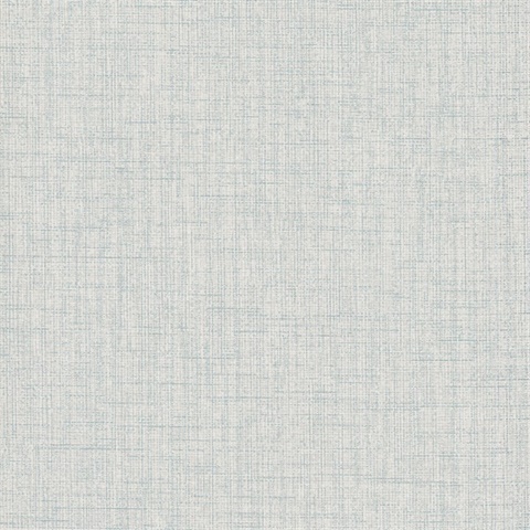 Broadwick Light Blue Faux Linen Wallpaper