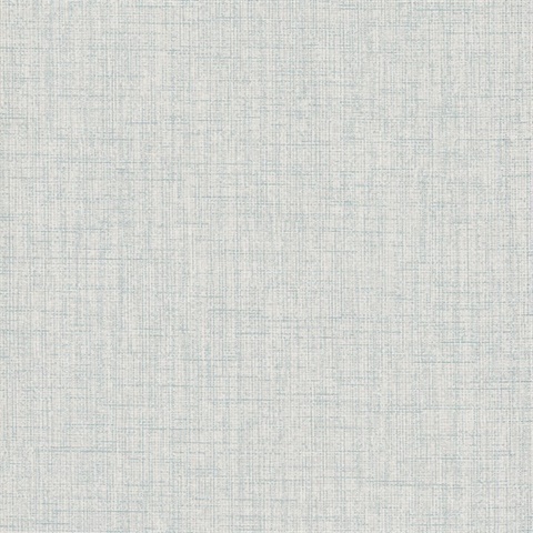 Broadwick Light Blue Faux Linen Wallpaper