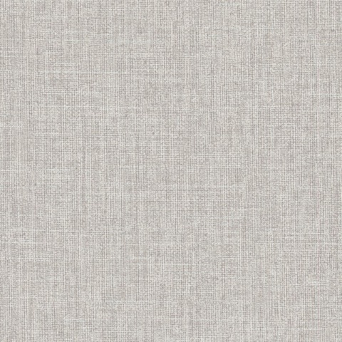 Broadwick Light Grey Faux Linen Wallpaper