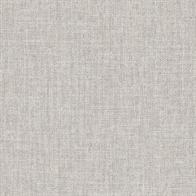 Broadwick Light Grey Faux Linen Wallpaper