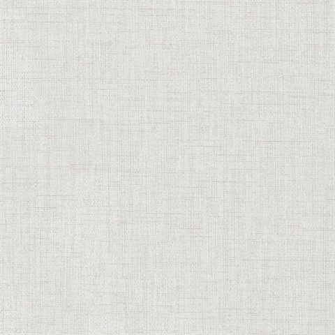 Broadwick White Faux Linen Wallpaper