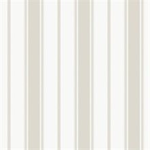 Bronze Brown Smart 3 Stripes Heritage Stripe Wallpaper