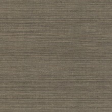 Brown, Black Silk Textured Faux Fabric Wallpaper