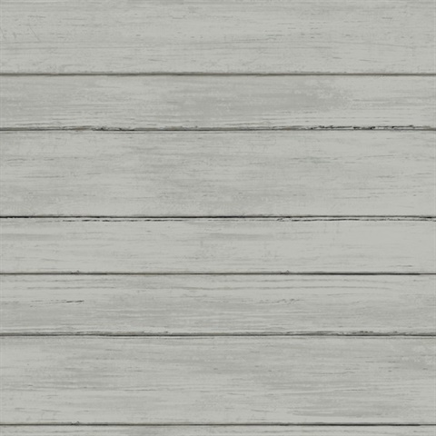 Brown Broad Side Faux Textured Wood Panel Wallpaper