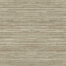Brown Coarse Blend Grass Textile String Wallpaper