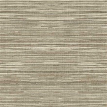 Brown Coarse Blend Grass Textile String Wallpaper
