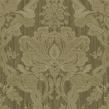 Brown Damask