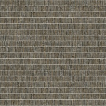 Brown Faux Grass Horizontal Stripe Wallpaper