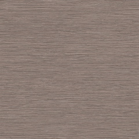 Brown Grass Roots Metallic Faux Grasscloth Wallpaper