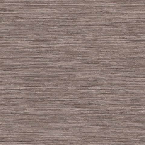 Brown Grass Roots Metallic Faux Grasscloth Wallpaper