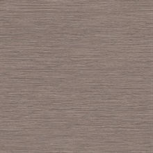 Brown Grass Roots Metallic Faux Grasscloth Wallpaper