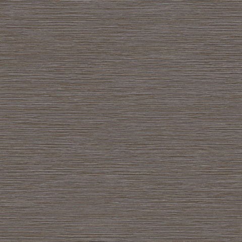 Brown Grass Roots Metallic Faux Grasscloth Wallpaper