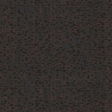 Brown Leather Lux High Gloss Textured Wallpaper