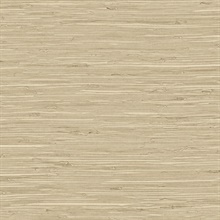 Brown Marion Faux Arrowroot Cloth Wallpaper