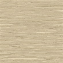 Brown Marion Faux Arrowroot Cloth Wallpaper