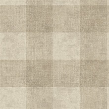 Brown Plaid Wallpaper