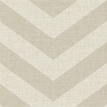 Brown Subtle Chevron Textile String Wallpaper