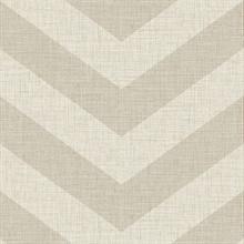 Brown Subtle Chevron Textile String Wallpaper