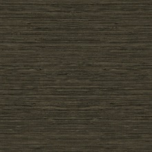 Brown Textured Grasscloth Wallpaper