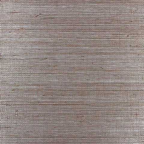 Brown Wallquest BX10017 Grasscloth Metallic Wallpaper