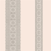 Brynn Grey Paisley Stripe