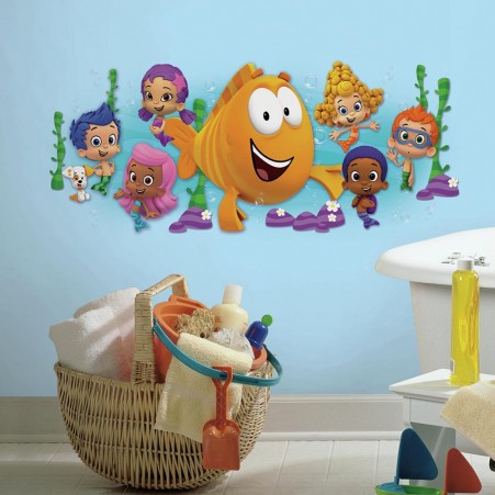 Bubble Guppies Character Giant Wall Decal