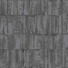 Buck Black Horizontal Concrete Wallpaper