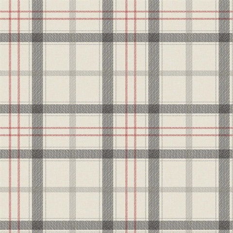 Bucklane Matchstick Plaid Wallpaper