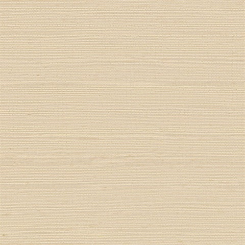 Maguey Natural Sisal Grasscloth Buff Wallpaper