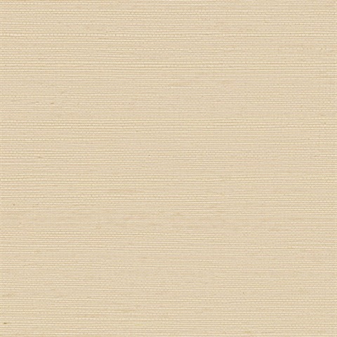 Maguey Natural Sisal Grasscloth Buff Wallpaper