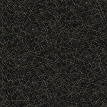 Bulan Black Raised Foil Artistic Lines Wallpaper