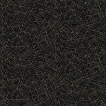 Bulan Black Raised Foil Artistic Lines Wallpaper