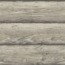 Bunkhouse Ash Wood Plank Wallpaper